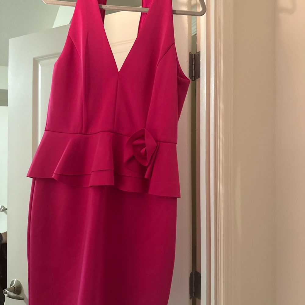 Chic Pink Sleeveless Dress